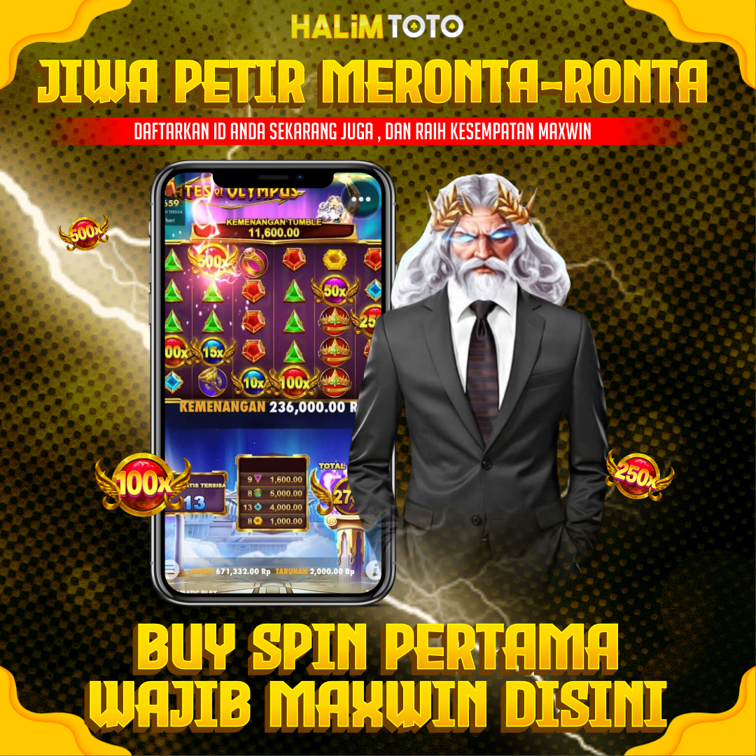 Halimtoto: Slot Gacor Receh Slot Deposit 5000 RTP Winrate Tertinggi